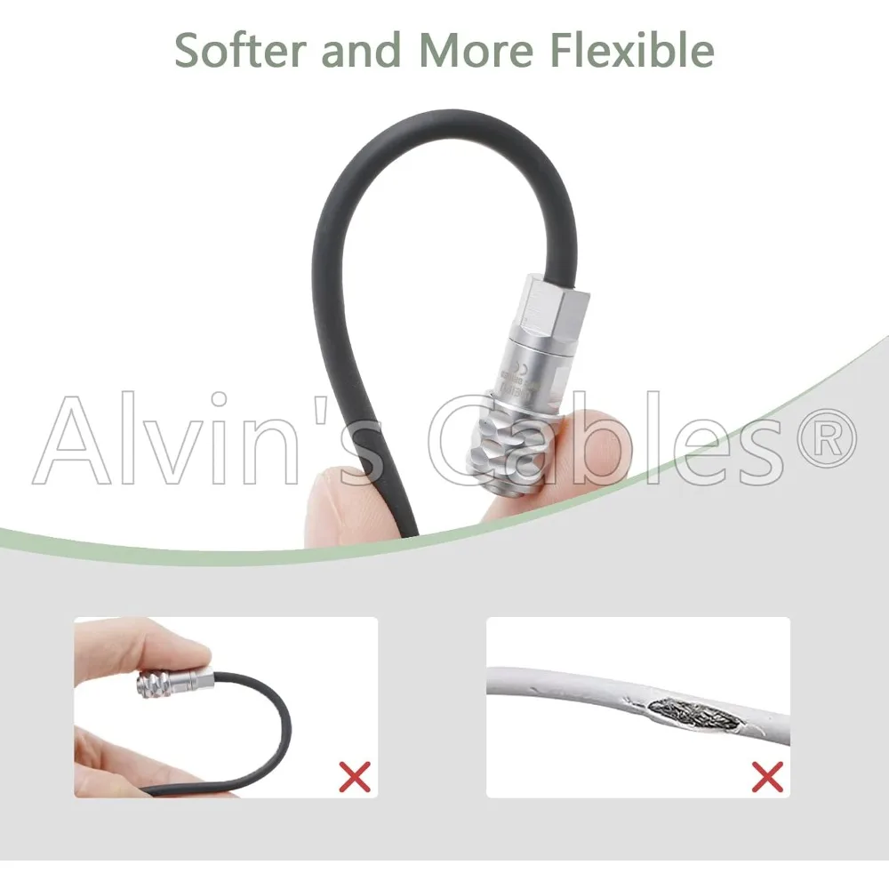Alvin's Cables BMPCC 4K 6K Trigger Power Cable USB C Type-C PD to Weipu SF61B/S2 2 Pin Coiled Cable for Blackmagic Pocket Cinema
Alvin's Cables BMPCC 4K 6K Trigger Power Cable USB C Type-C PD to Weipu SF61B/S2 2 Pin Coiled Cable for Blackmagic Pocket Cinema