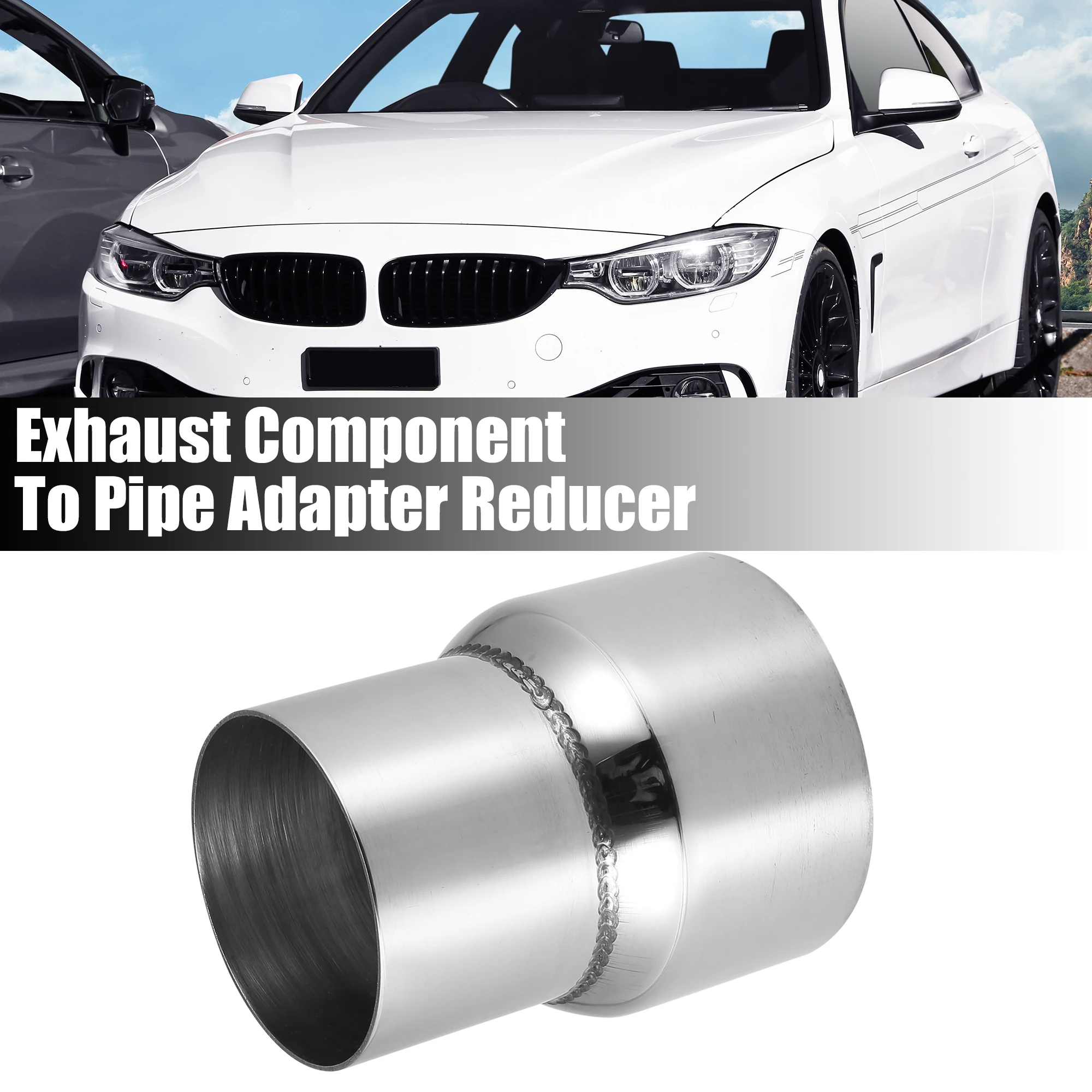 UXCELL 2.5" ID to 3" ID Stainless Steel Car Auto Exhaust Pipe Adapter Reducer Connector
UXCELL 2.5" ID to 3" ID Stainless Steel Car Auto Exhaust Pipe Adapter Reducer Connector