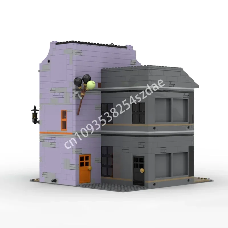 2258pcs MOC Weasley's Wizard Wheezes Modular Building Street View Model Building Block Diy Creative Assembly Bricks Toys Gift
2258pcs MOC Weasley's Wizard Wheezes Modular Building Street View Model Building Block Diy Creative Assembly Bricks Toys Gift