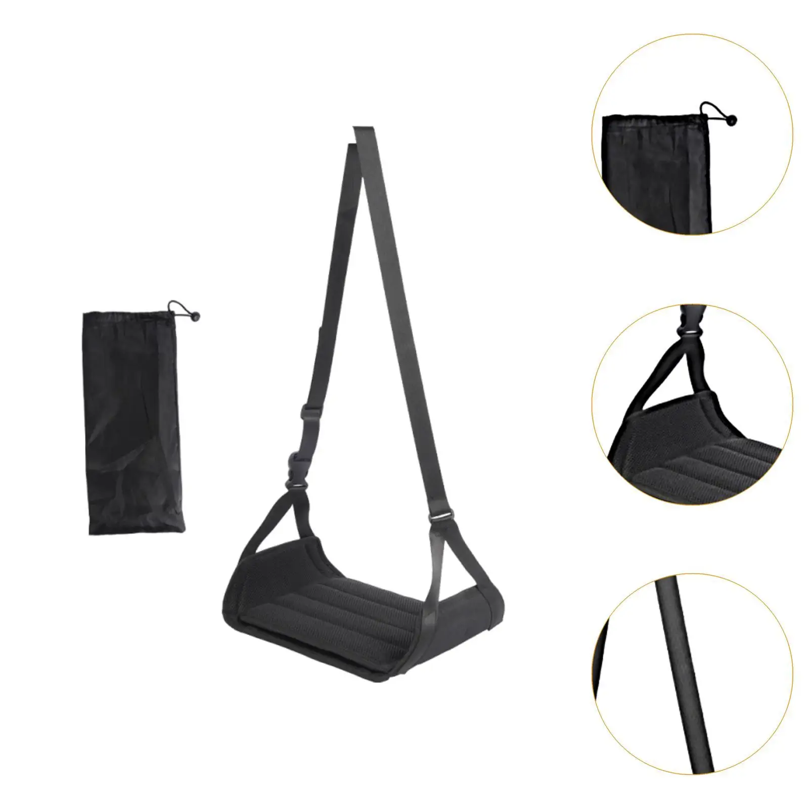 Comfortable Airplane Foot Hammock Oxford Cloth Hanging Footrest Adjustable Length for Long Trip Office Car
Comfortable Airplane Foot Hammock Oxford Cloth Hanging Footrest Adjustable Length for Long Trip Office Car