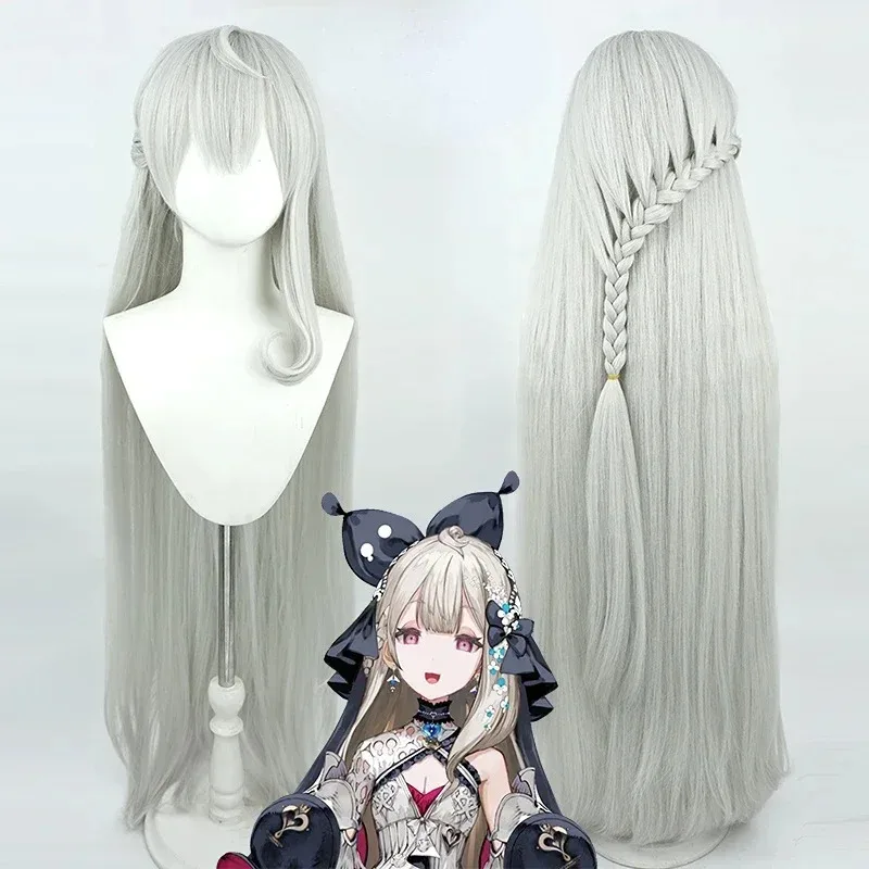 NewVTuber Hololive Reimu Endou Cosplay Wig Gray Long Heat Resistant Hair for Halloween Role Play Party Costume Wig + Free Wig Ca
NewVTuber Hololive Reimu Endou Cosplay Wig Gray Long Heat Resistant Hair for Halloween Role Play Party Costume Wig + Free Wig Ca