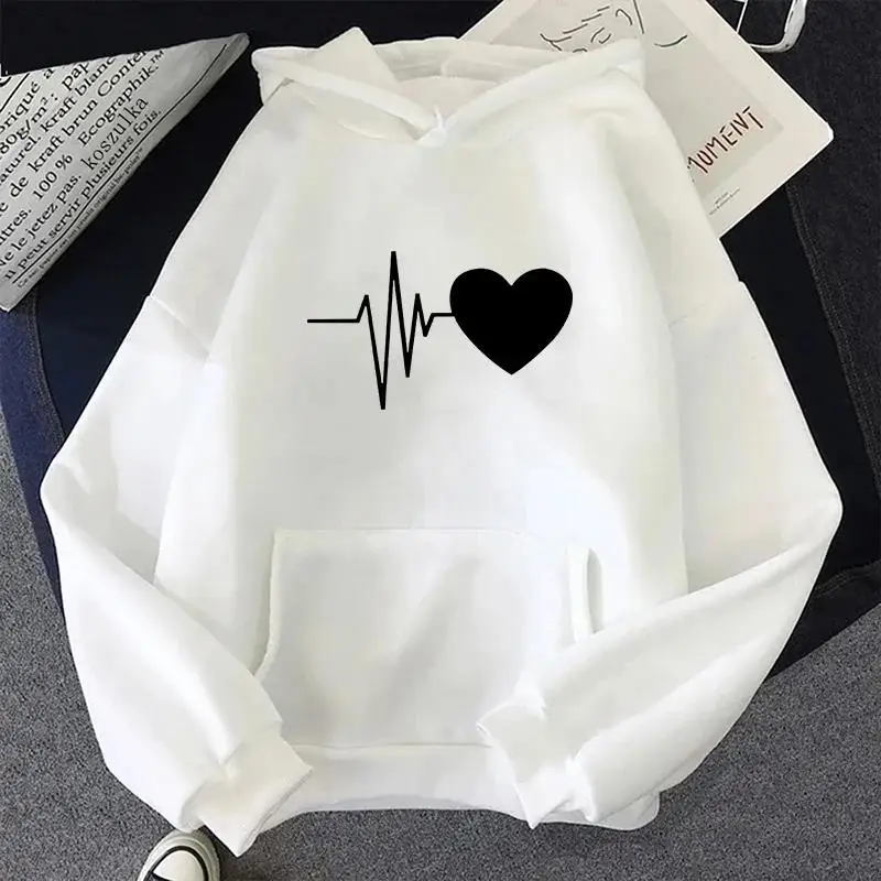 Женская толстовка с капюшоном, повседневные модные толстовки с принтом сердца, женские домашние и уличные комфортные теплые пуловеры, повседневные спортивные свободные топы с капюшоном
Женская толстовка с капюшоном, повседневные модные толстовки с принтом сердца, женские домашние и уличные комфортные теплые пуловеры, повседневные спортивные свободные топы с капюшоном