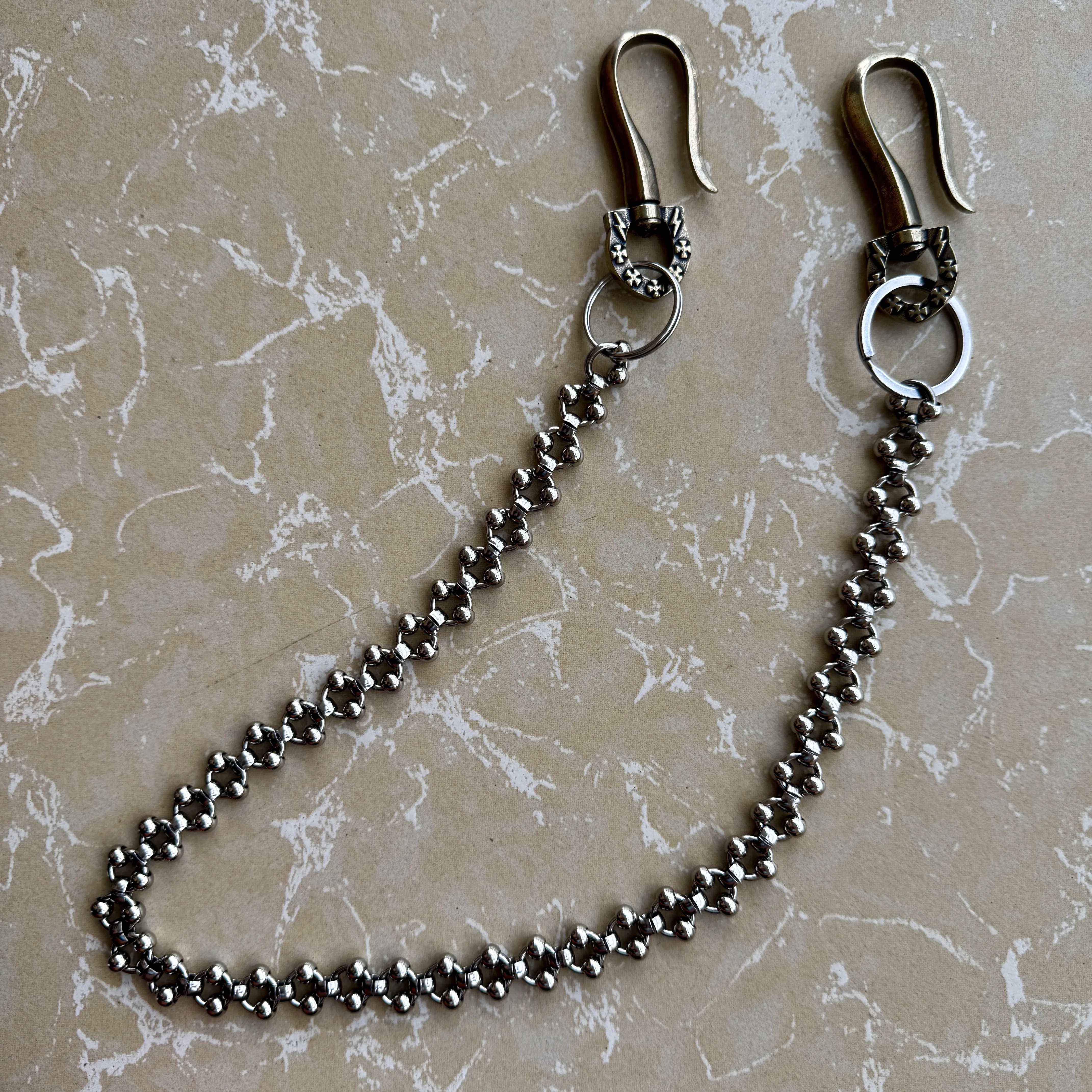 Fashionable Punk Style Trouser Chain, Handmade Chain, Atmospheric White Copper Buckle, Unique Waist Accessories
Fashionable Punk Style Trouser Chain, Handmade Chain, Atmospheric White Copper Buckle, Unique Waist Accessories