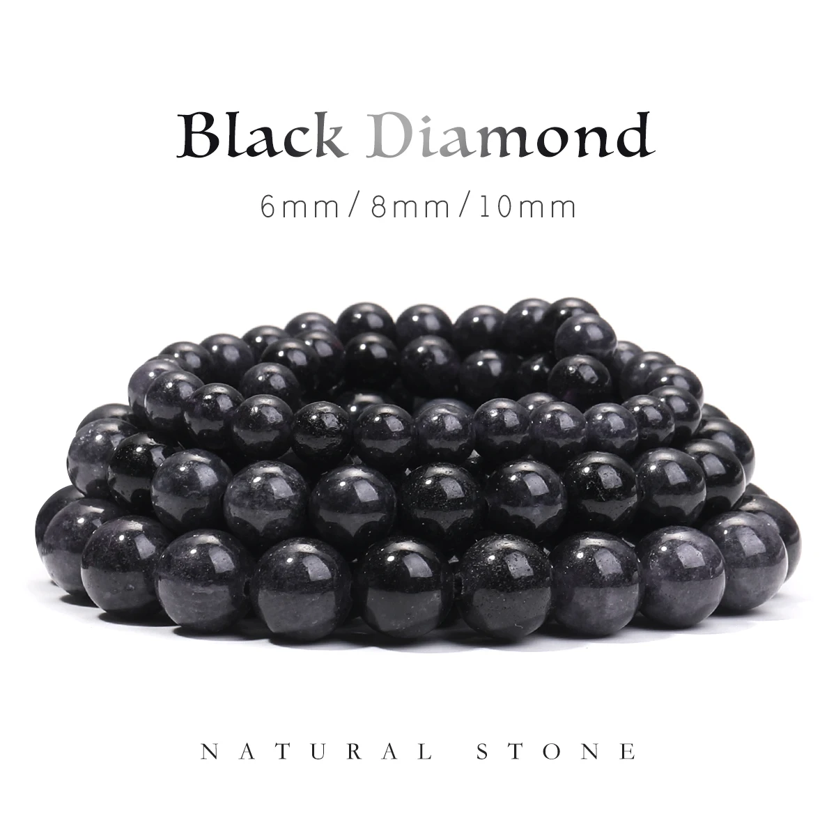 6/8/10mm Black Diamond Beads Round Loose Spacer Beads men women Jewelry Making DIY Bracelet Necklace 15' Wholesale Dropshipping
6/8/10mm Black Diamond Beads Round Loose Spacer Beads men women Jewelry Making DIY Bracelet Necklace 15' Wholesale Dropshipping