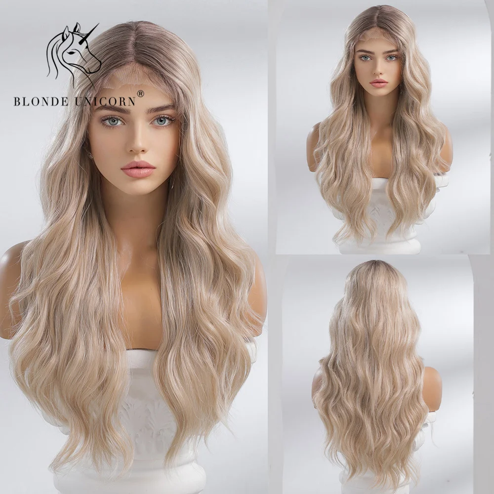 Blonde Unicorn Lace Front Synthetic Wig Long Wavy Wig Ombre Blonde Platinum Hair Wigs for Black White Women Daily Heat Resistant
Blonde Unicorn Lace Front Synthetic Wig Long Wavy Wig Ombre Blonde Platinum Hair Wigs for Black White Women Daily Heat Resistant