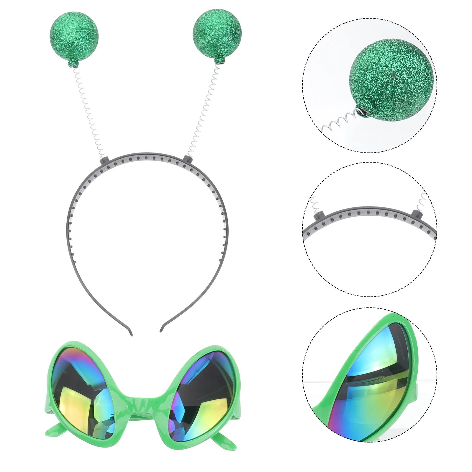 6 Pcs Hair Accessories Alien Glasses Child Gifts Wristbands Plastic Adult Silver Decorative Headdress
6 Pcs Hair Accessories Alien Glasses Child Gifts Wristbands Plastic Adult Silver Decorative Headdress