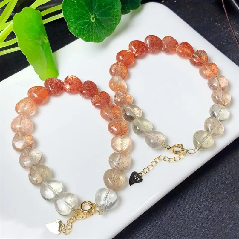 8-10MM Natural Gradient Heart Quartz Bracelet Healing Crystal Beads Elastic Charm For Women Energy Jewelry Gift 1pcs
8-10MM Natural Gradient Heart Quartz Bracelet Healing Crystal Beads Elastic Charm For Women Energy Jewelry Gift 1pcs
