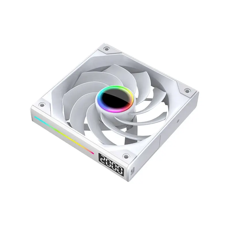 12CM Mute Wire-Free Splicing Case Fan Digital Display 4PIN PWM CPU Motherboard ARGB Light Synchronization REVERSED
12CM Mute Wire-Free Splicing Case Fan Digital Display 4PIN PWM CPU Motherboard ARGB Light Synchronization REVERSED
