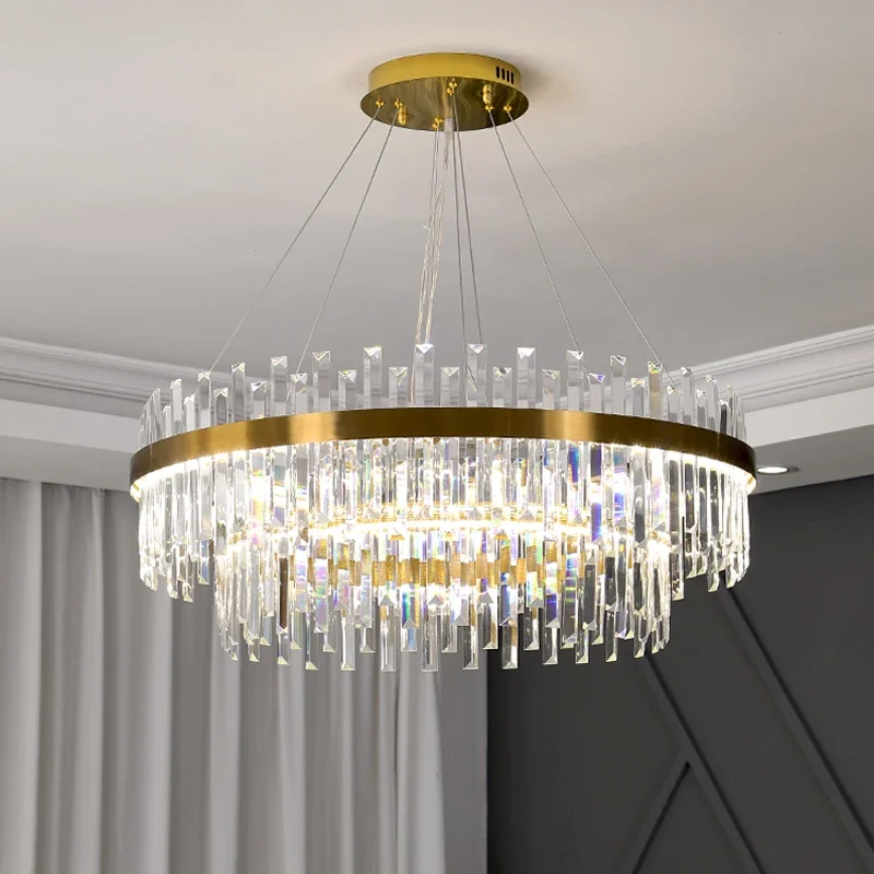 Modern Simple Living Room Crystal Chandelier For Dining Room Bedroom House Lighting Design Atmospheric French Style Chandelier
Modern Simple Living Room Crystal Chandelier For Dining Room Bedroom House Lighting Design Atmospheric French Style Chandelier