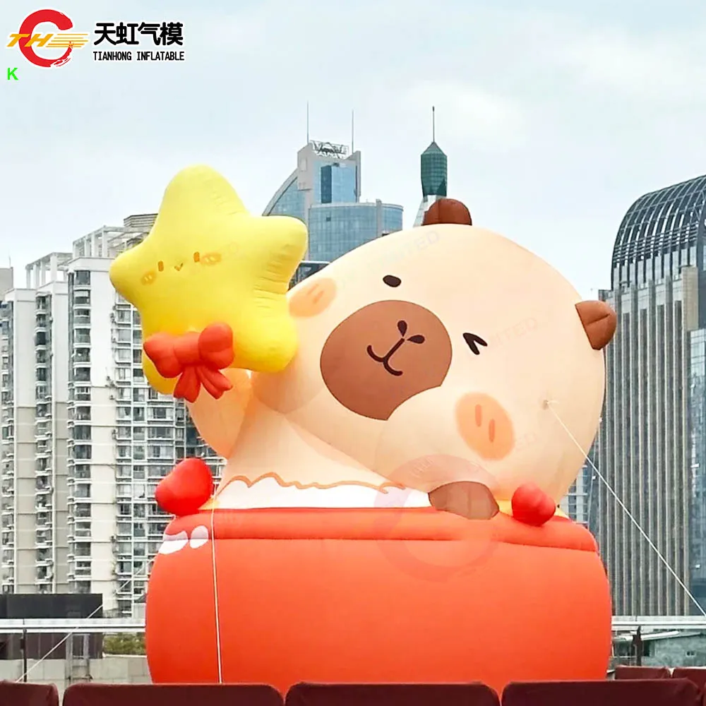 Commercial Advertising Giant Inflatable Capybara Cartoon Inflatable Animals Replica for Center Park Yard Decor
Commercial Advertising Giant Inflatable Capybara Cartoon Inflatable Animals Replica for Center Park Yard Decor