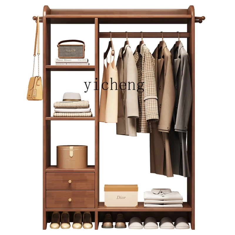 Solid Wood Coat Rack Floor-standing Bedroom Home Entrance Living Room Multi-functional
Solid Wood Coat Rack Floor-standing Bedroom Home Entrance Living Room Multi-functional