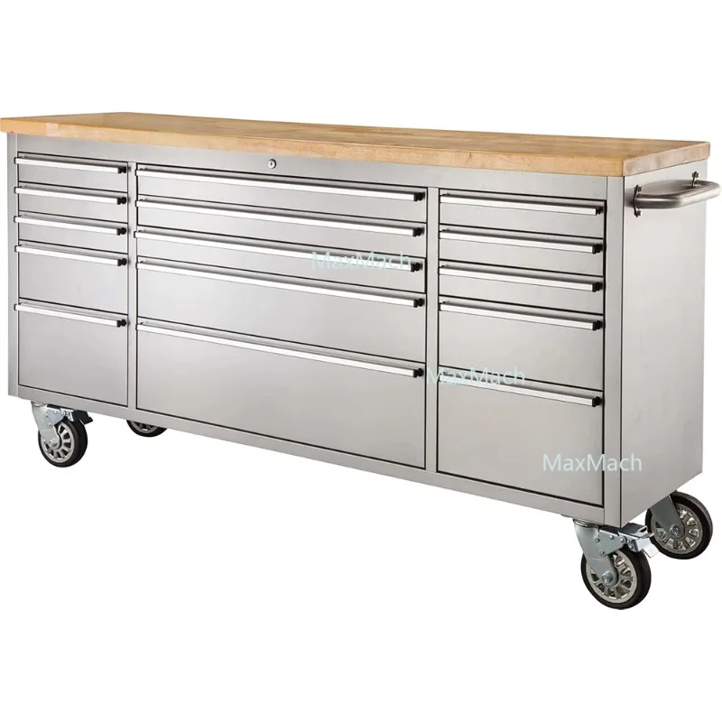 Silver 15 Drawers Premium Rolling Tool Cabinet Large Tool For Garage Workshop Use
Silver 15 Drawers Premium Rolling Tool Cabinet Large Tool For Garage Workshop Use