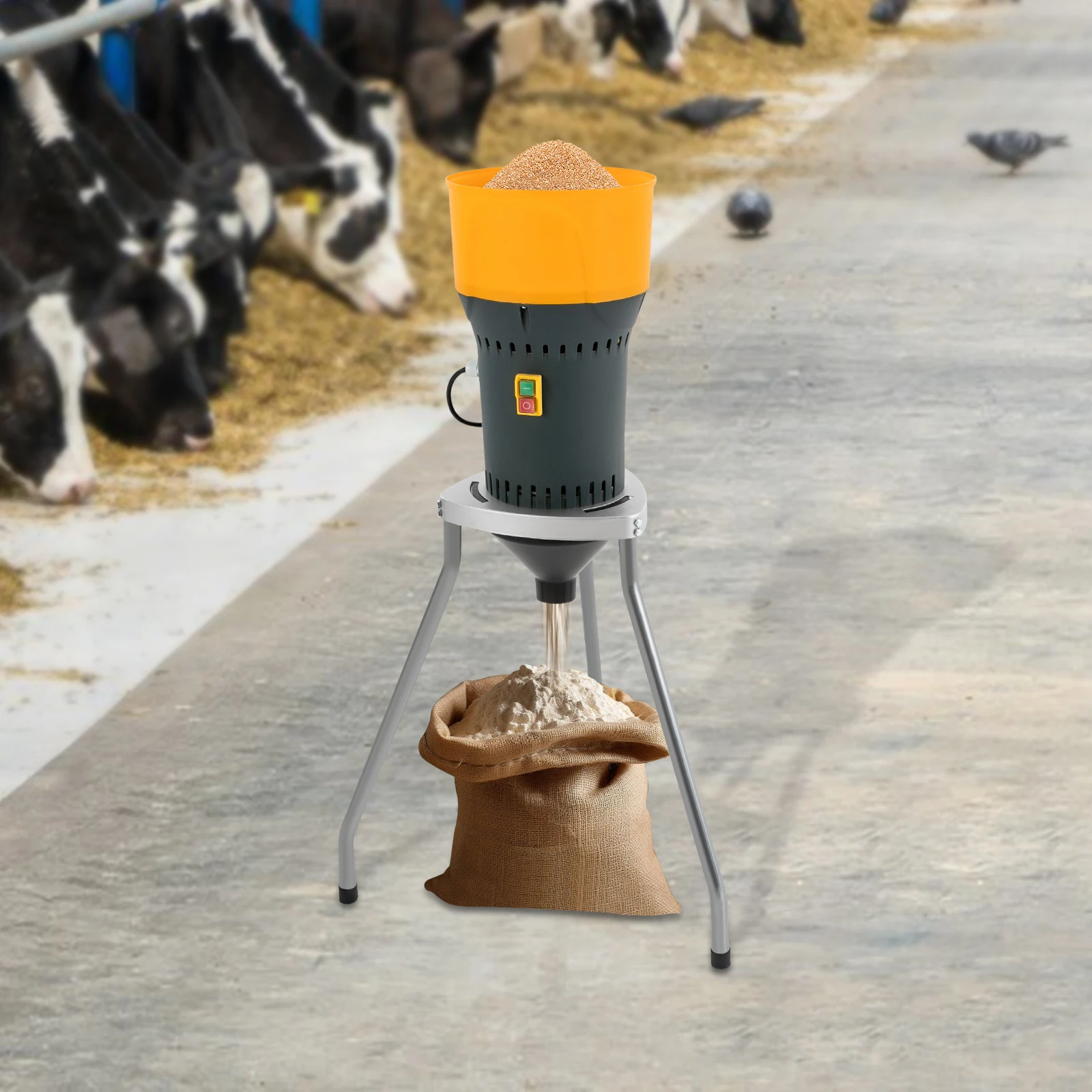 Мельница для зерна 25 л, трехногая, 5 ситов и воронка для апельсина, мельница для сухих зерновых/кукурузы для дома, фермы и малого бизнеса
Мельница для зерна 25 л, трехногая, 5 ситов и воронка для апельсина, мельница для сухих зерновых/кукурузы для дома, фермы и малого бизнеса