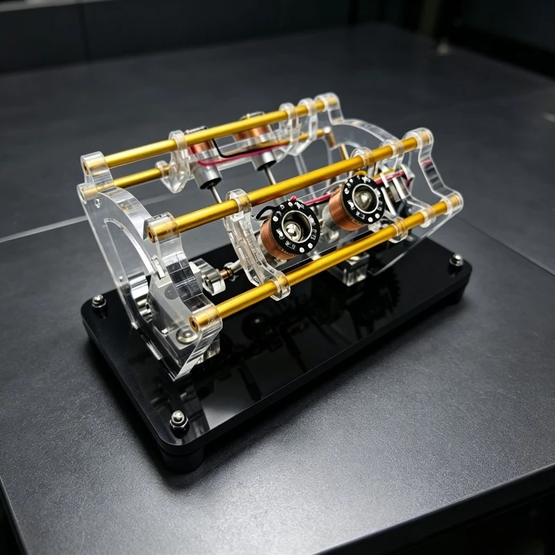 Electromagnet V-Type Engine Model Teaching Motor Multi-Cylinder Mini Generator Toy Ornament
Electromagnet V-Type Engine Model Teaching Motor Multi-Cylinder Mini Generator Toy Ornament