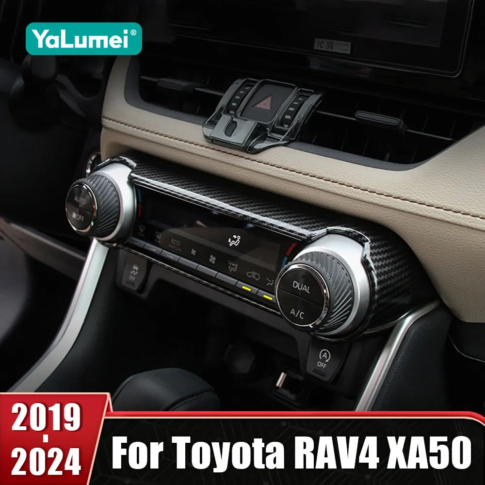 Carbon Fiber AC Switch Button Decorative Cover Trim Stickes For Toyota RAV4 XA50 2019 2020 2021 2022 2023 2024 Car Accessories
Carbon Fiber AC Switch Button Decorative Cover Trim Stickes For Toyota RAV4 XA50 2019 2020 2021 2022 2023 2024 Car Accessories