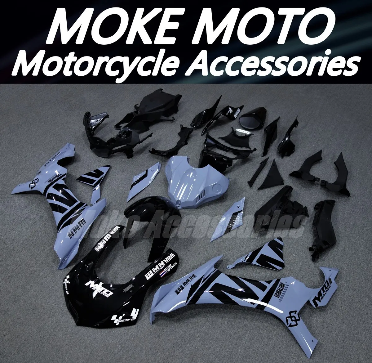 Moke moto Motorcycle Fairings Kit Fit For Yzf R1M R1 2015 2016 2017 2018 2019 Bodywork Set High Quality Injection New Black Gray
Moke moto Motorcycle Fairings Kit Fit For Yzf R1M R1 2015 2016 2017 2018 2019 Bodywork Set High Quality Injection New Black Gray