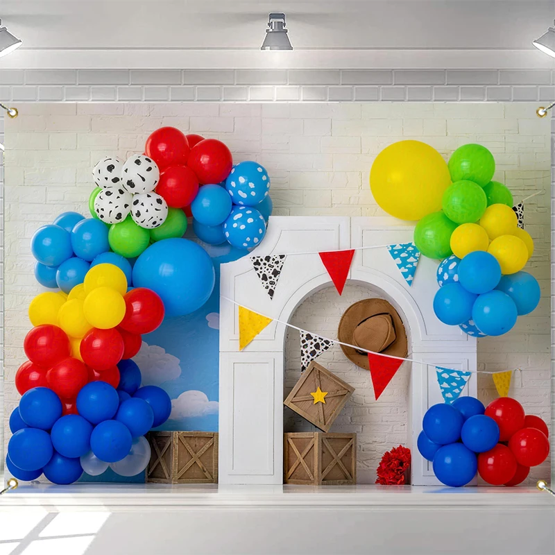 LS Balloon Cake Smash Backdrop Kids Baby Birthday Photography Props Arch Cowboy Hat Photocall Decor Background Banner
LS Balloon Cake Smash Backdrop Kids Baby Birthday Photography Props Arch Cowboy Hat Photocall Decor Background Banner