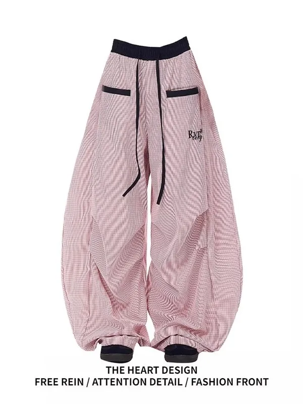 Summer 2025 Dopaamine Korean Style Striped Jazz Dance Pants Women's Lazy Loose Wide Leg Pants Trendy High Waist Polyester Fiber
Summer 2025 Dopaamine Korean Style Striped Jazz Dance Pants Women's Lazy Loose Wide Leg Pants Trendy High Waist Polyester Fiber