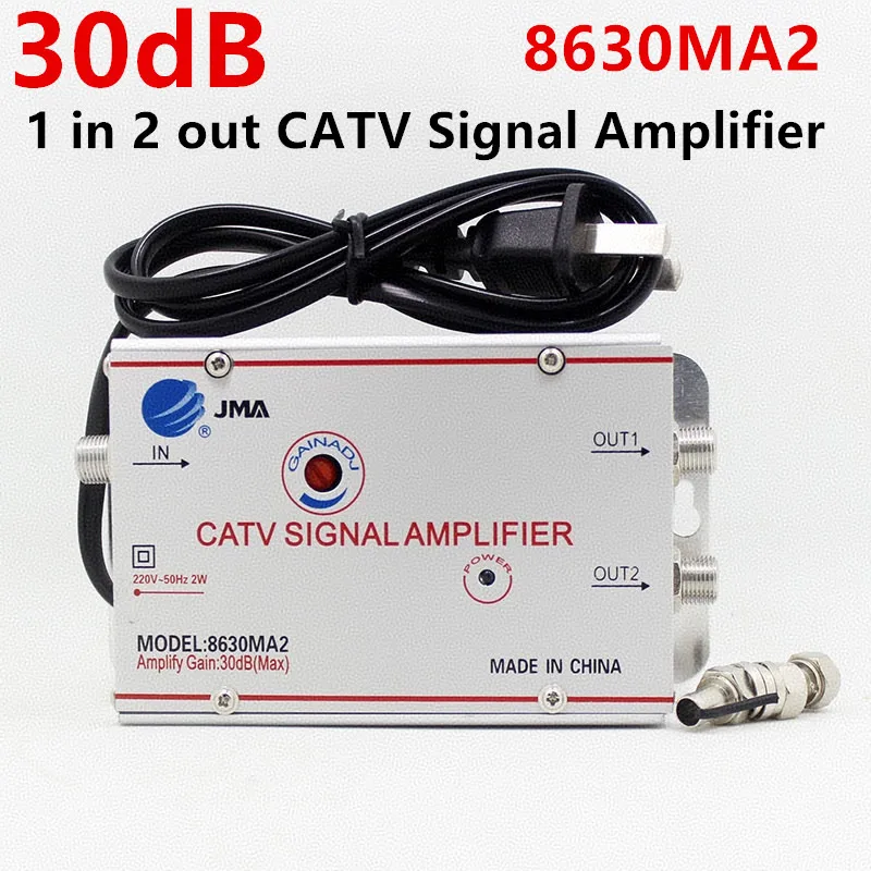 30dB CATV Splitter Amplifier Antenna Signal Booster terrestrial amplifier for analog or digital TV antennas EU Plug 220V
30dB CATV Splitter Amplifier Antenna Signal Booster terrestrial amplifier for analog or digital TV antennas EU Plug 220V