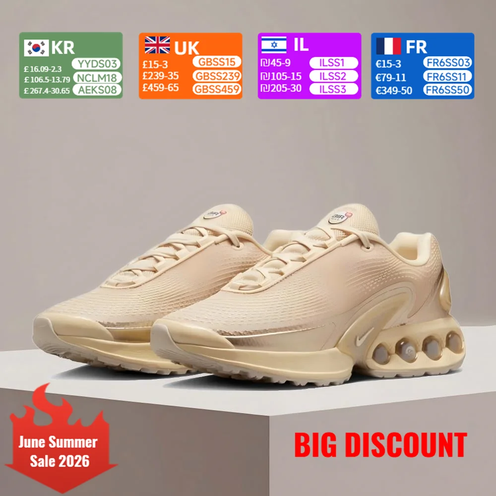 Nike MAX DN Women's Cushioned Fashionable Versatile Slip-Resistant Durable Breathable Casual Running Shoes HV4861-200
Nike MAX DN Women's Cushioned Fashionable Versatile Slip-Resistant Durable Breathable Casual Running Shoes HV4861-200
