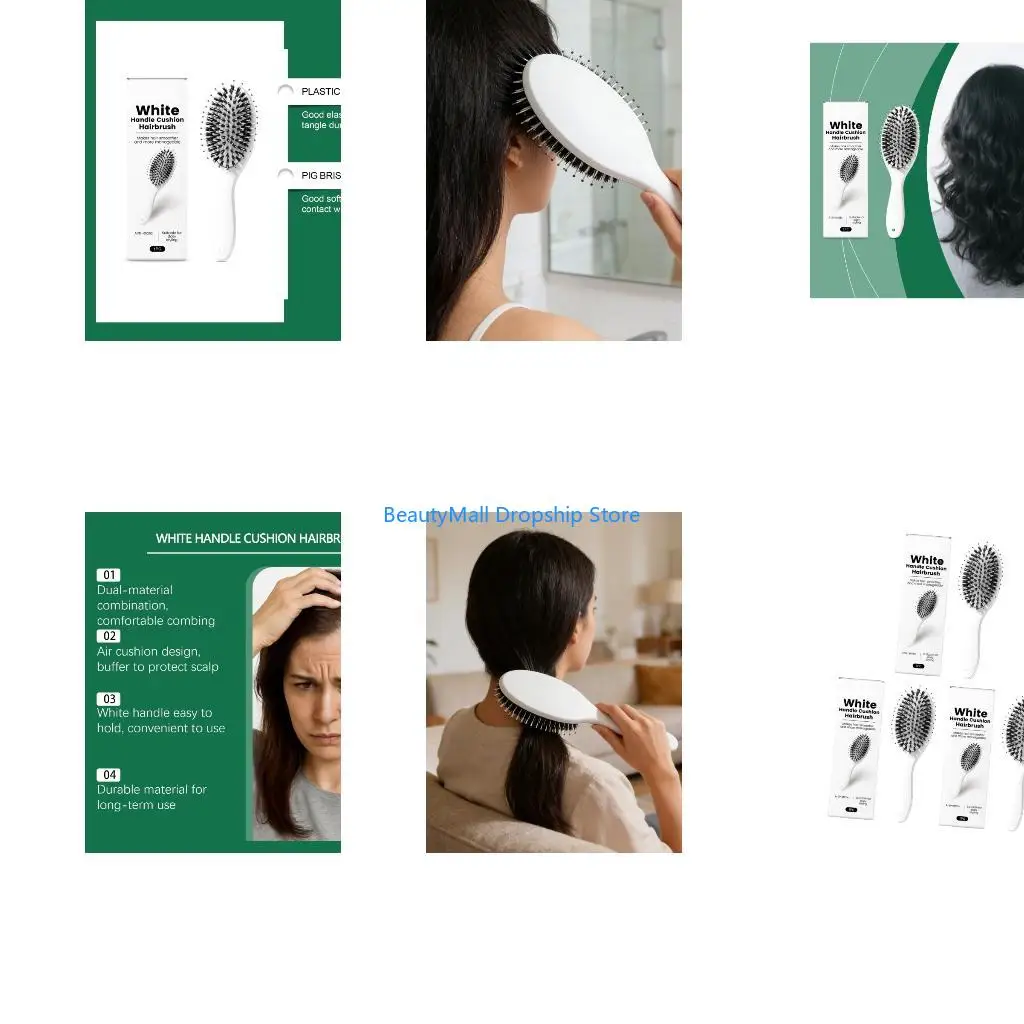 40JD Daily Use Stylisng Comb Brush Enhances Natural Charm Smooth Frizzy for Lady
40JD Daily Use Stylisng Comb Brush Enhances Natural Charm Smooth Frizzy for Lady