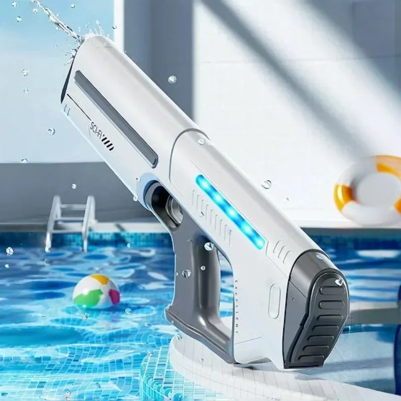Children Electric Water Gun Toy Continuous Shooting Automatic Water Absorption Water Gun with Light Summer Outdoor Toys for Kids
Children Electric Water Gun Toy Continuous Shooting Automatic Water Absorption Water Gun with Light Summer Outdoor Toys for Kids