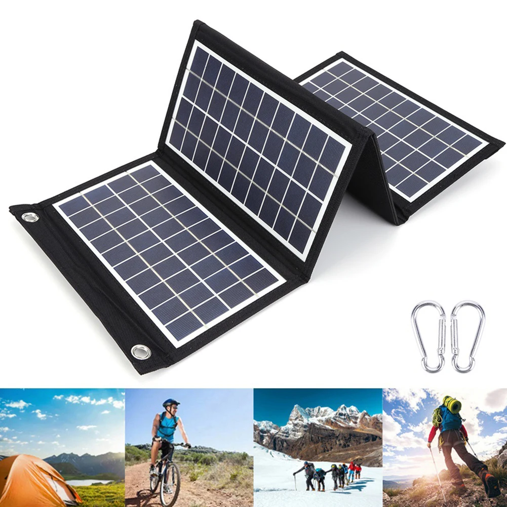 Foldable Solar Panel Portable Dual USB 5V Charger For Camping 20W/15W/10W Solar Charger For Power Supply Outdoor Portable Power
Foldable Solar Panel Portable Dual USB 5V Charger For Camping 20W/15W/10W Solar Charger For Power Supply Outdoor Portable Power