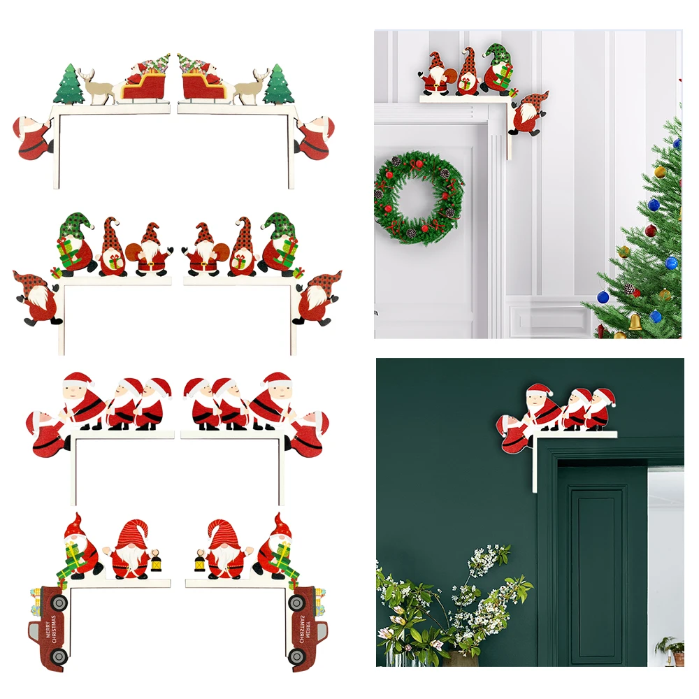 Santa Claus Christmas Door Frame Decoration Home Window Decor Wood Gnome Merry Xmas Christmas Gift Wooden Door Corner Ornament
Santa Claus Christmas Door Frame Decoration Home Window Decor Wood Gnome Merry Xmas Christmas Gift Wooden Door Corner Ornament