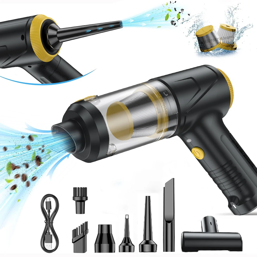 Car Vacuum Cleaner Portable Wireless Handheld Vacuum Cleaner 12000PA Powerful Cordless Mini Vacuum Cleaner Blower for Car Home
Car Vacuum Cleaner Portable Wireless Handheld Vacuum Cleaner 12000PA Powerful Cordless Mini Vacuum Cleaner Blower for Car Home