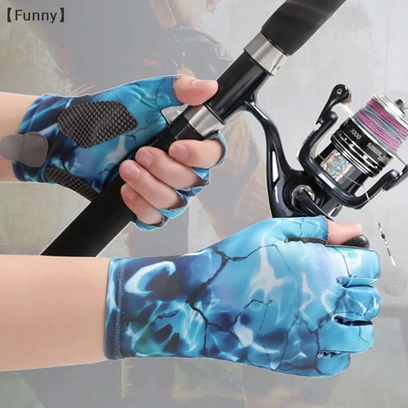 Fishing Gloves Half Finger Anti-slip Breathable High Elastic Men Cycling Gloves Ice Silk Quick-release Fishing Gloves
Fishing Gloves Half Finger Anti-slip Breathable High Elastic Men Cycling Gloves Ice Silk Quick-release Fishing Gloves