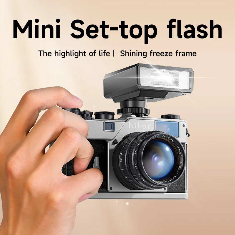 Mini Flash Speedlite Compatible with Sony Canon Fuji Nikon Panasonic Pentax Olympus Leica Camers Flash 5600K Mini Camera Flash
Mini Flash Speedlite Compatible with Sony Canon Fuji Nikon Panasonic Pentax Olympus Leica Camers Flash 5600K Mini Camera Flash