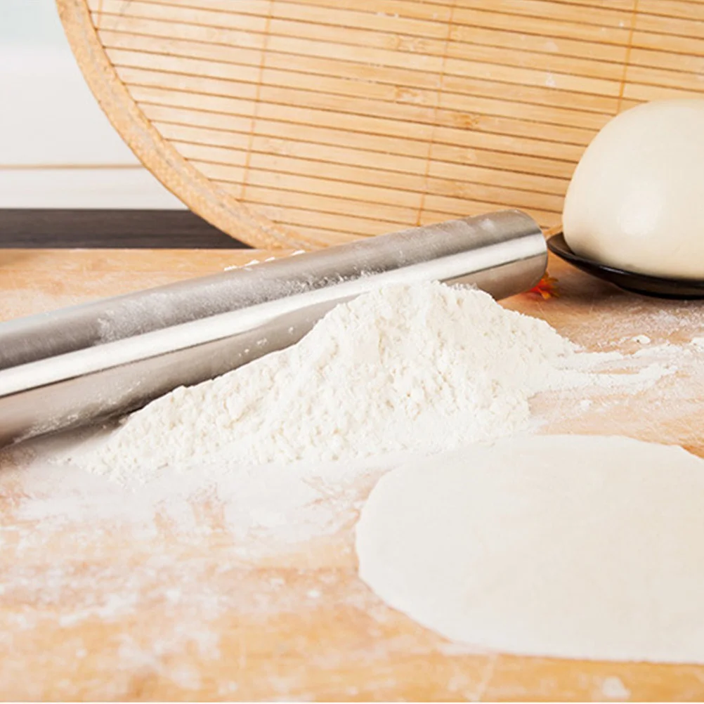 Durable 40Cm Stainless Steel Flour Roller Non Stick Smooth Surface For Perfectly Rolled Dough Pastry Fondant Baking Accessories
Durable 40Cm Stainless Steel Flour Roller Non Stick Smooth Surface For Perfectly Rolled Dough Pastry Fondant Baking Accessories