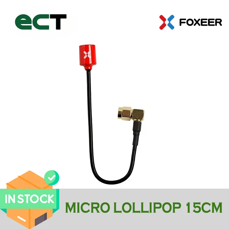 Foxeer Micro Lollipop 15cm 5.8G Omni Angle SMA RHCP Antenna for Goggles DIY Parts
Foxeer Micro Lollipop 15cm 5.8G Omni Angle SMA RHCP Antenna for Goggles DIY Parts