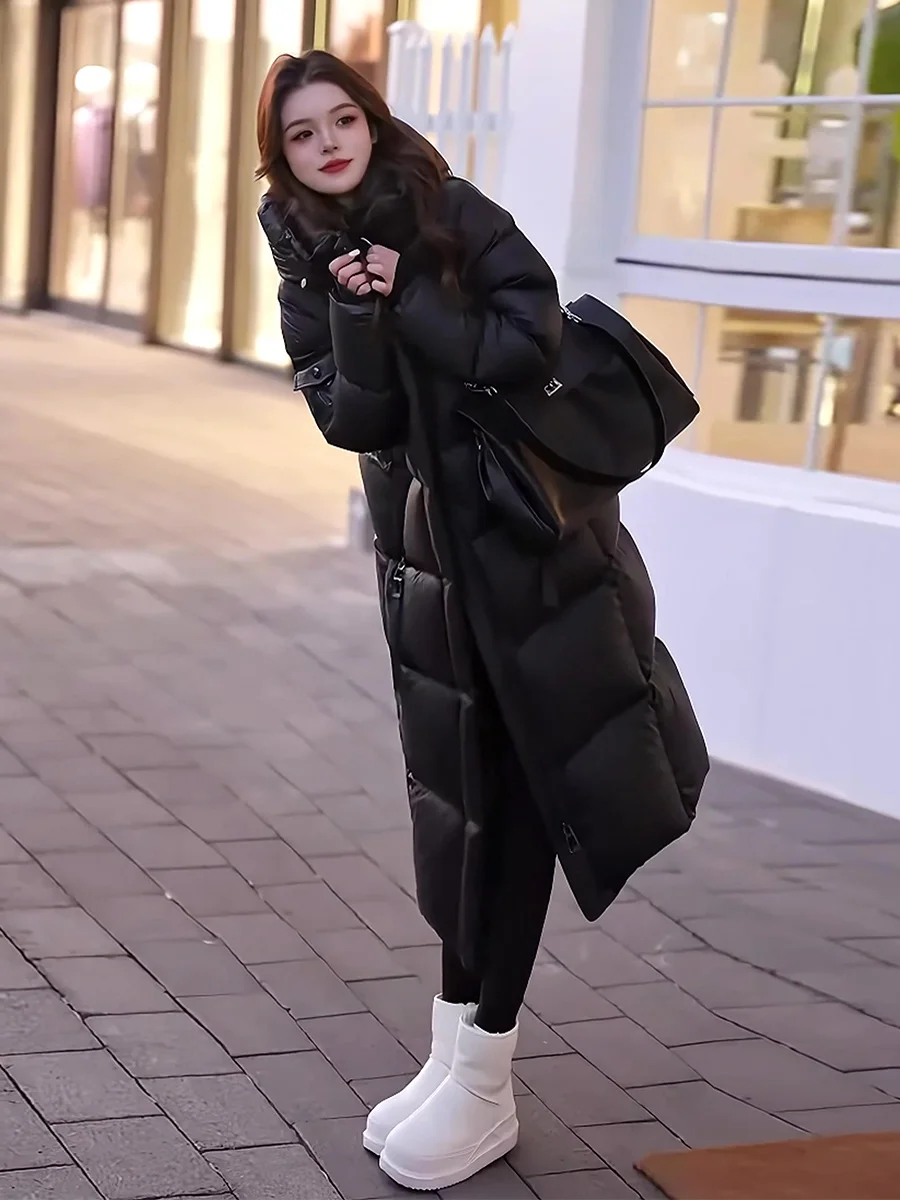 Новинка зимы: Женское длинное белое пуховое пальто с молнией, ультратеплое, для повседневной носки, в стиле кэжуал
Новинка зимы: Женское длинное белое пуховое пальто с молнией, ультратеплое, для повседневной носки, в стиле кэжуал