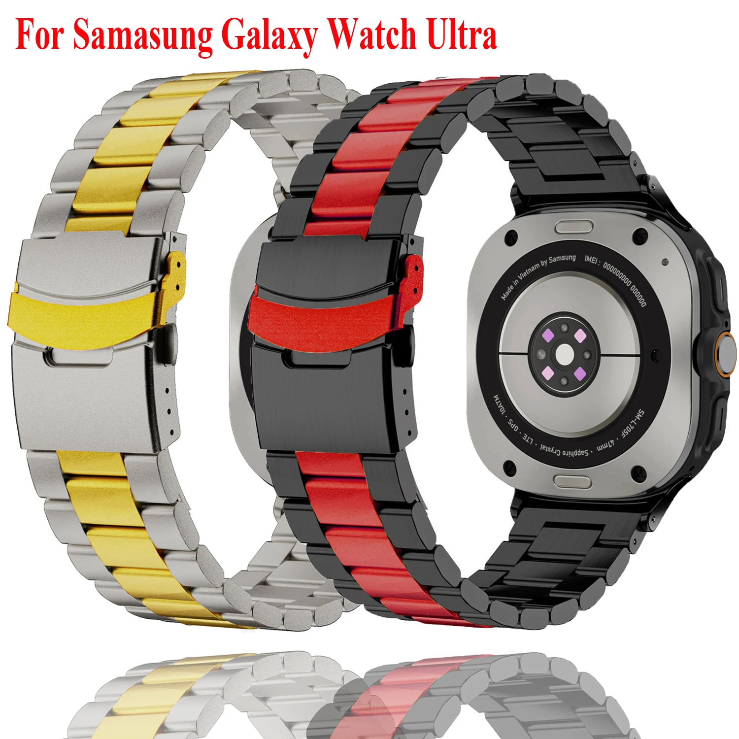 Ремешок из нержавеющей стали для Samsung Galaxy Watch Ultra 47 мм, роскошный мужской деловой ремешок, металлический браслет для Samsung Galaxy Ultra 47
Ремешок из нержавеющей стали для Samsung Galaxy Watch Ultra 47 мм, роскошный мужской деловой ремешок, металлический браслет для Samsung Galaxy Ultra 47
