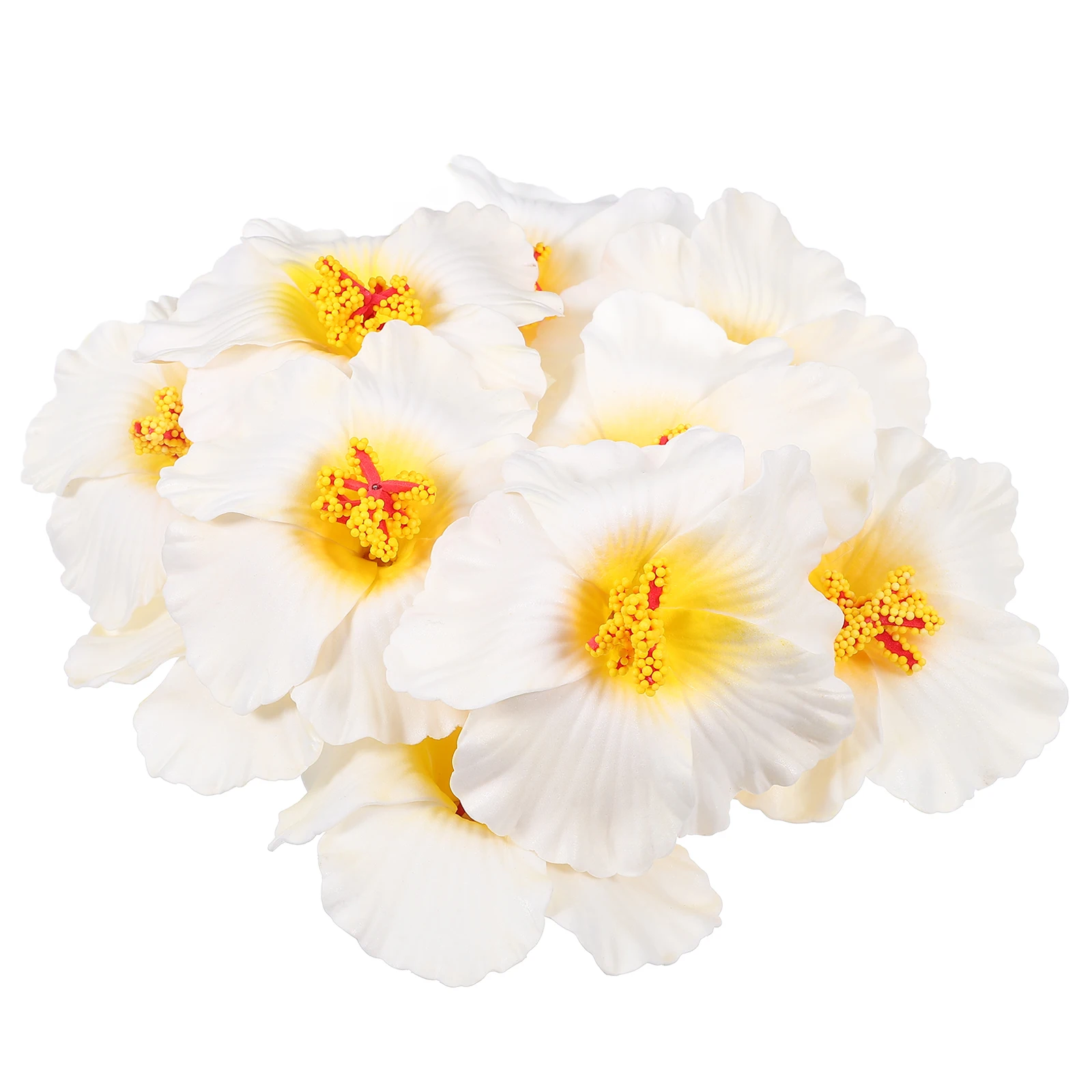 10pcs Artificial Flowers Decoration Lifelike Faux Hibiscus Hawaiian Tropical DIY Party Supplies Home Decor Fake Stems
10pcs Artificial Flowers Decoration Lifelike Faux Hibiscus Hawaiian Tropical DIY Party Supplies Home Decor Fake Stems