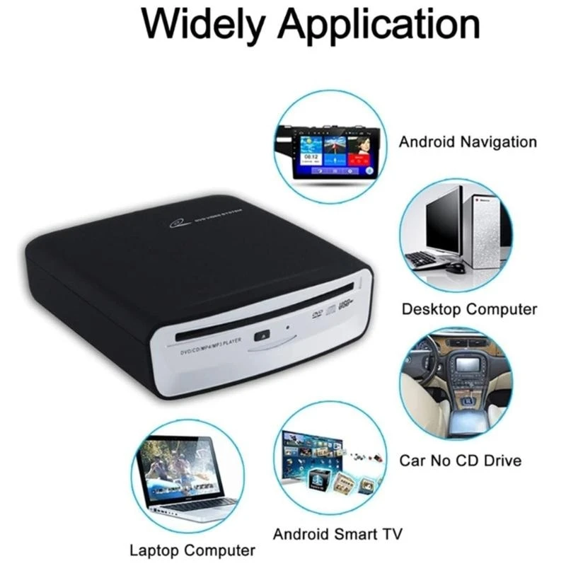Universal External Stereo Radio DVD Player for Cars with USB and AUX Ports for Enhanced Sound Playback in Any Vehicle D7YA
Universal External Stereo Radio DVD Player for Cars with USB and AUX Ports for Enhanced Sound Playback in Any Vehicle D7YA