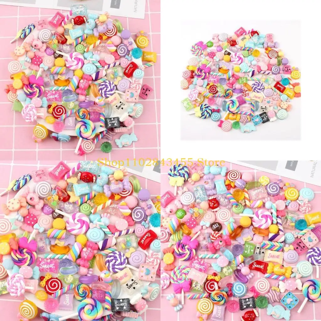 49MC 30/50/100Pcs Assorted Resin Charms Mixed Candy Sweets Drop Oil Flatback Cabochon
49MC 30/50/100Pcs Assorted Resin Charms Mixed Candy Sweets Drop Oil Flatback Cabochon