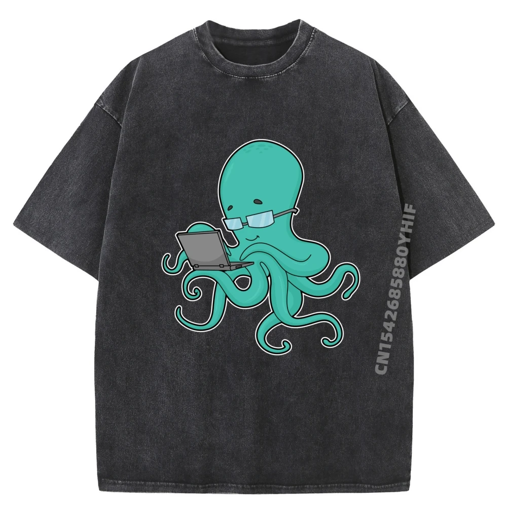 Funny Graphic Octopus Play Computer Black Shirt Graphic Tees SOFT Washed New Shirts And T-Shirts Mens Tshirts
Funny Graphic Octopus Play Computer Black Shirt Graphic Tees SOFT Washed New Shirts And T-Shirts Mens Tshirts