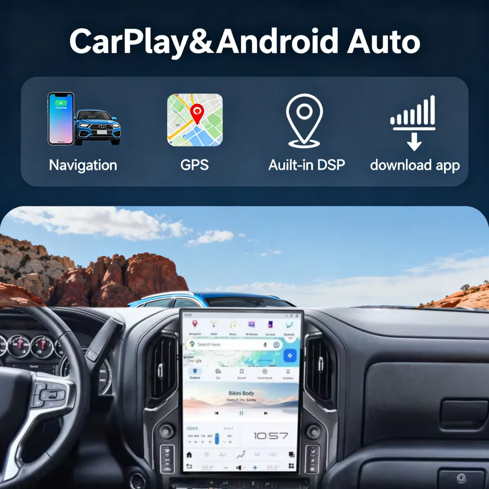 15.6 Inch Touch Screen Car Radio Stereo Multimedia For Chevrolet Silverado Gmc Sierra 2019-2023 Carplay Gps Navigation Android
15.6 Inch Touch Screen Car Radio Stereo Multimedia For Chevrolet Silverado Gmc Sierra 2019-2023 Carplay Gps Navigation Android