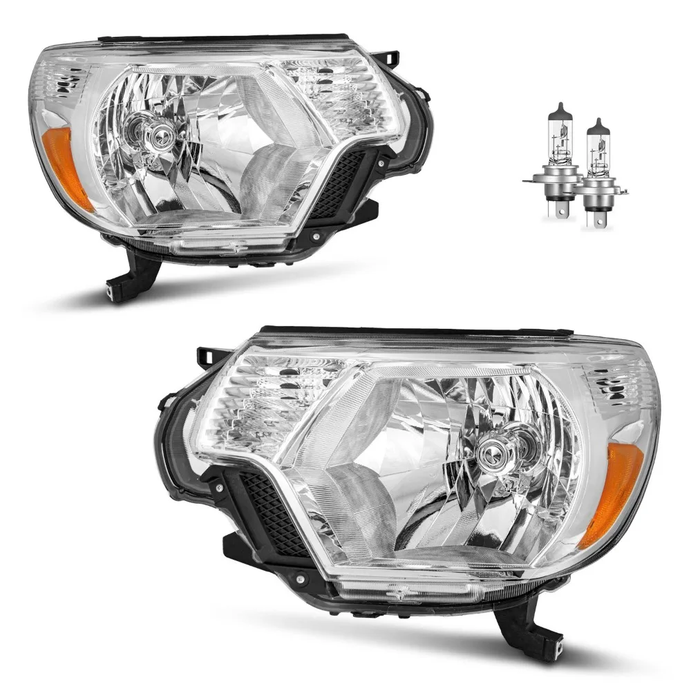 Pair Headlights For 2012-2015 Toyota Tacoma Pickup Halogen Headlamps w/ Bulbs
Pair Headlights For 2012-2015 Toyota Tacoma Pickup Halogen Headlamps w/ Bulbs