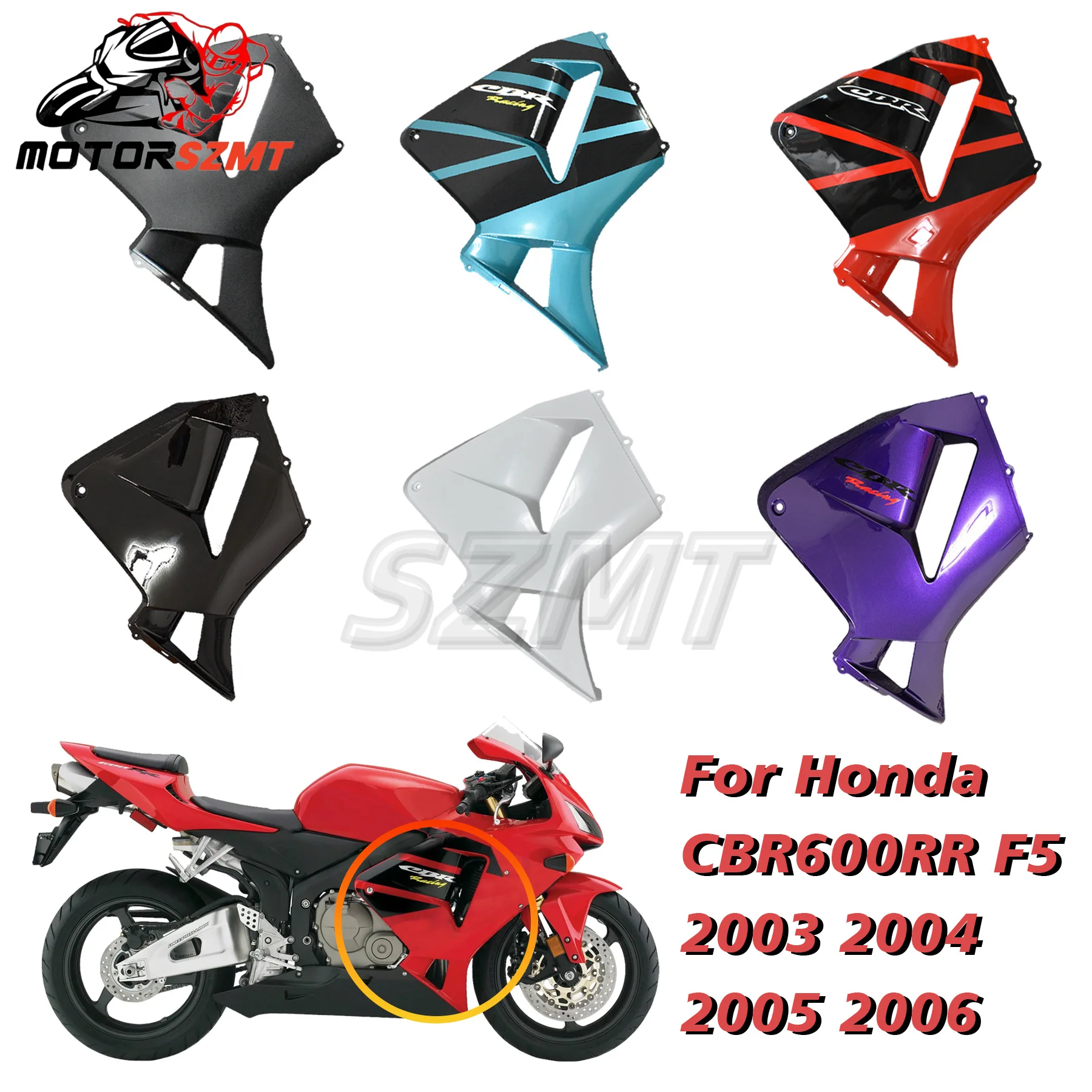 Premium Side Fairing For Honda CBR600RR F5 2003 2004 2005 2006 Side Cover Side Panel ABS Injection Molded Plastic
Premium Side Fairing For Honda CBR600RR F5 2003 2004 2005 2006 Side Cover Side Panel ABS Injection Molded Plastic