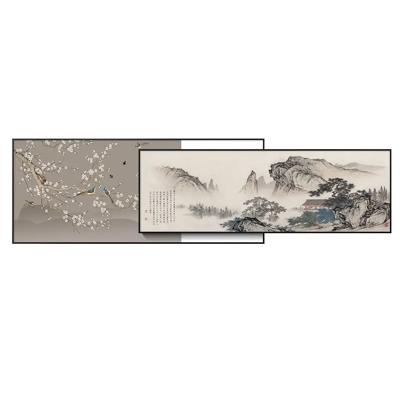 Landscape painting, living room painting, new Chinese style, sofa background wall decoration, office
Landscape painting, living room painting, new Chinese style, sofa background wall decoration, office