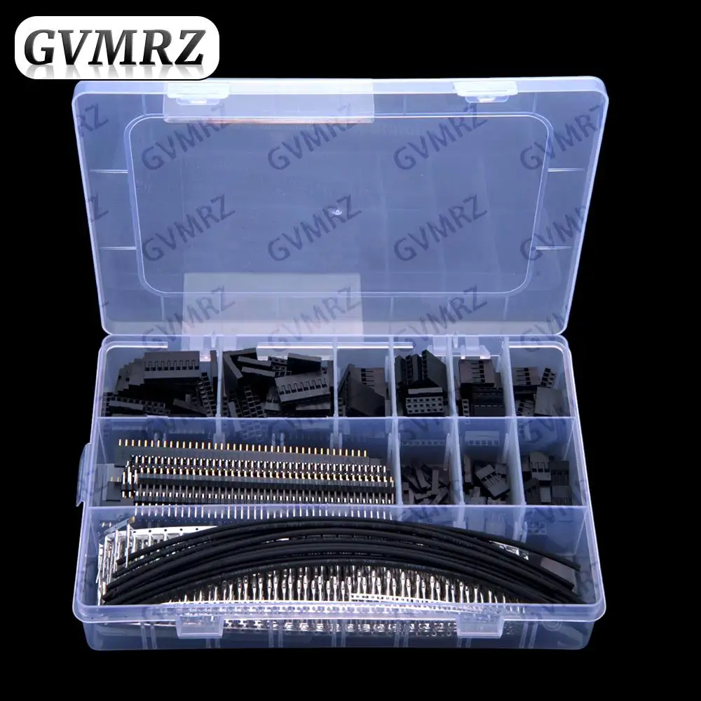 835PCS 2.54mm DuPont jumper connector headers pin headers female headers housings terminal kits heat shrink tubing 2.54mm
835PCS 2.54mm DuPont jumper connector headers pin headers female headers housings terminal kits heat shrink tubing 2.54mm