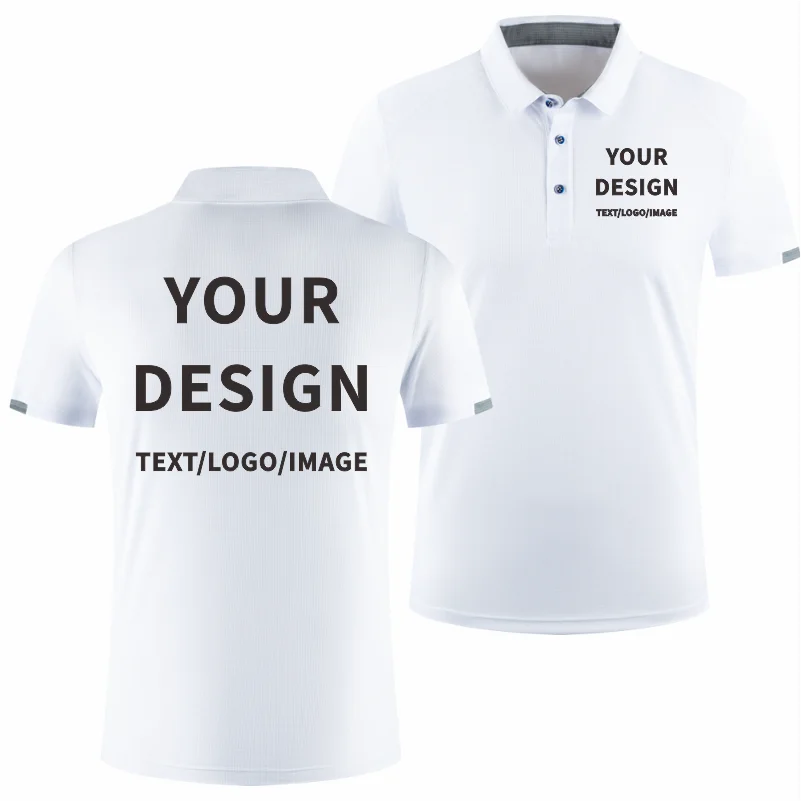 Quick Drying Polo Custom High-quality Sports Polo Printing Design Company Team Polo Shirt Embroidery Personality Text Pattern
Quick Drying Polo Custom High-quality Sports Polo Printing Design Company Team Polo Shirt Embroidery Personality Text Pattern