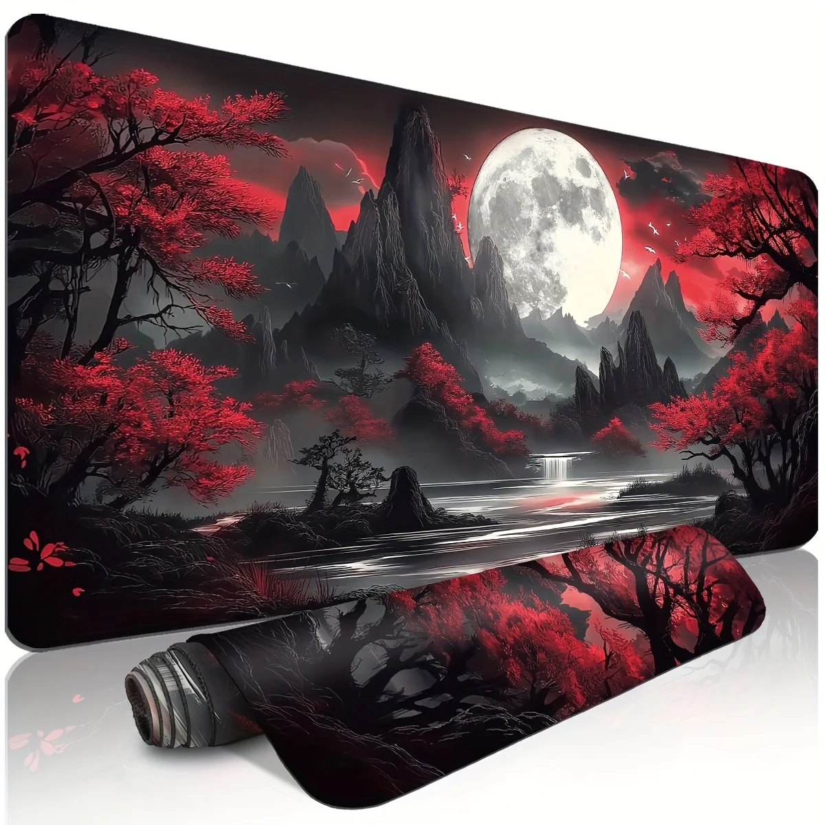 Dark Moon Durable Gaming Keyboard Table Mat Office Keyboard Pad Laptop Mouse Pad Rubber Non-slip for Office Desk Accessories
Dark Moon Durable Gaming Keyboard Table Mat Office Keyboard Pad Laptop Mouse Pad Rubber Non-slip for Office Desk Accessories