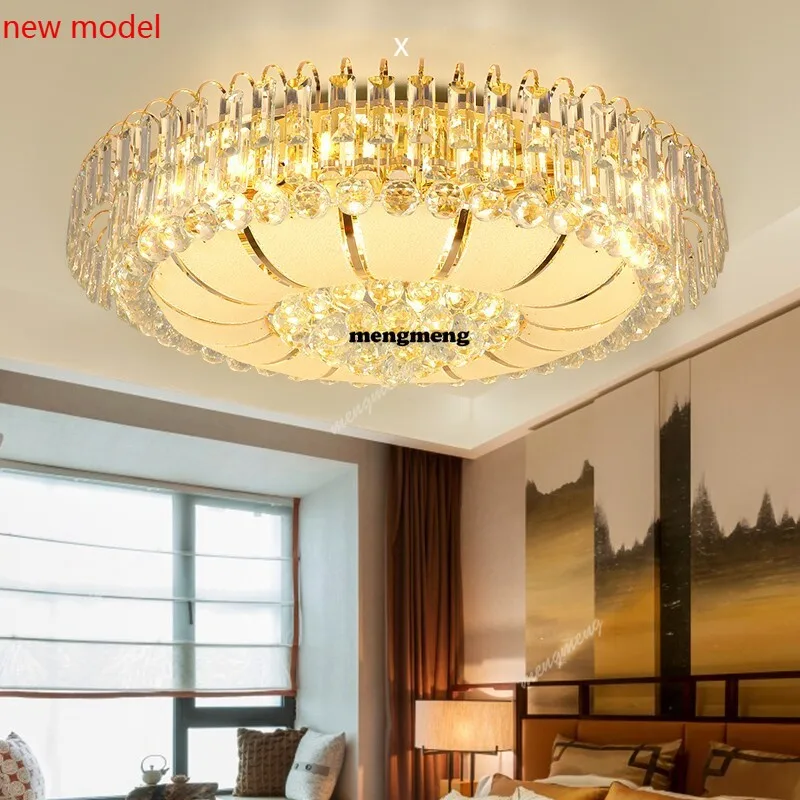 M138European living room lamp round crystal lamp light luxury atmosphere dining room full spectrum ceiling lamp
M138European living room lamp round crystal lamp light luxury atmosphere dining room full spectrum ceiling lamp