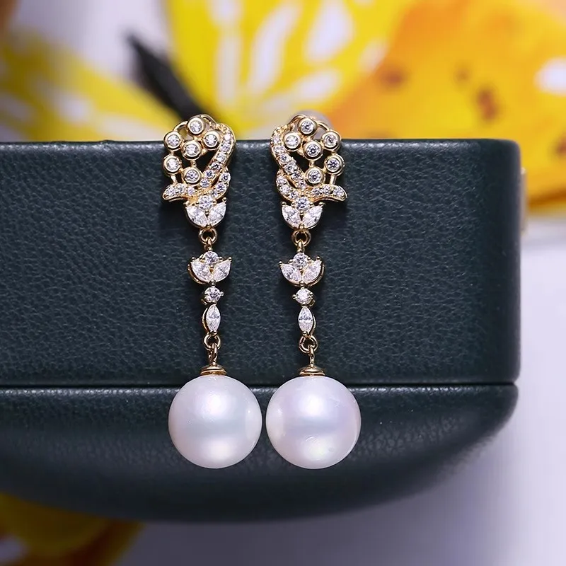 MeiBaPJ 10mm Natural Nearround Pearls Fashion Drop Earrings 925 Silver Fine Wedding Jewelry for Women
MeiBaPJ 10mm Natural Nearround Pearls Fashion Drop Earrings 925 Silver Fine Wedding Jewelry for Women