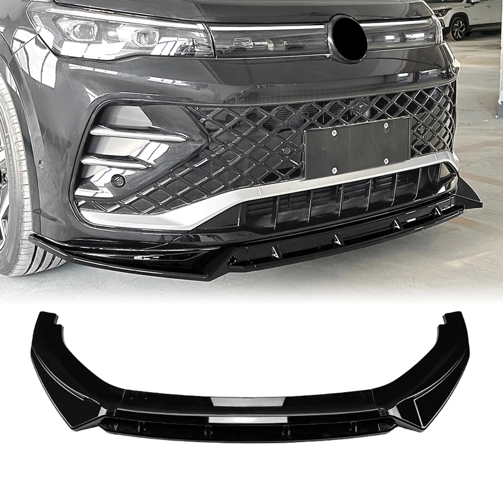 Front Bumper Spoiler Lip For Volkswagen VW Tiguan MK3 Rline 2024-2025
Front Bumper Spoiler Lip For Volkswagen VW Tiguan MK3 Rline 2024-2025