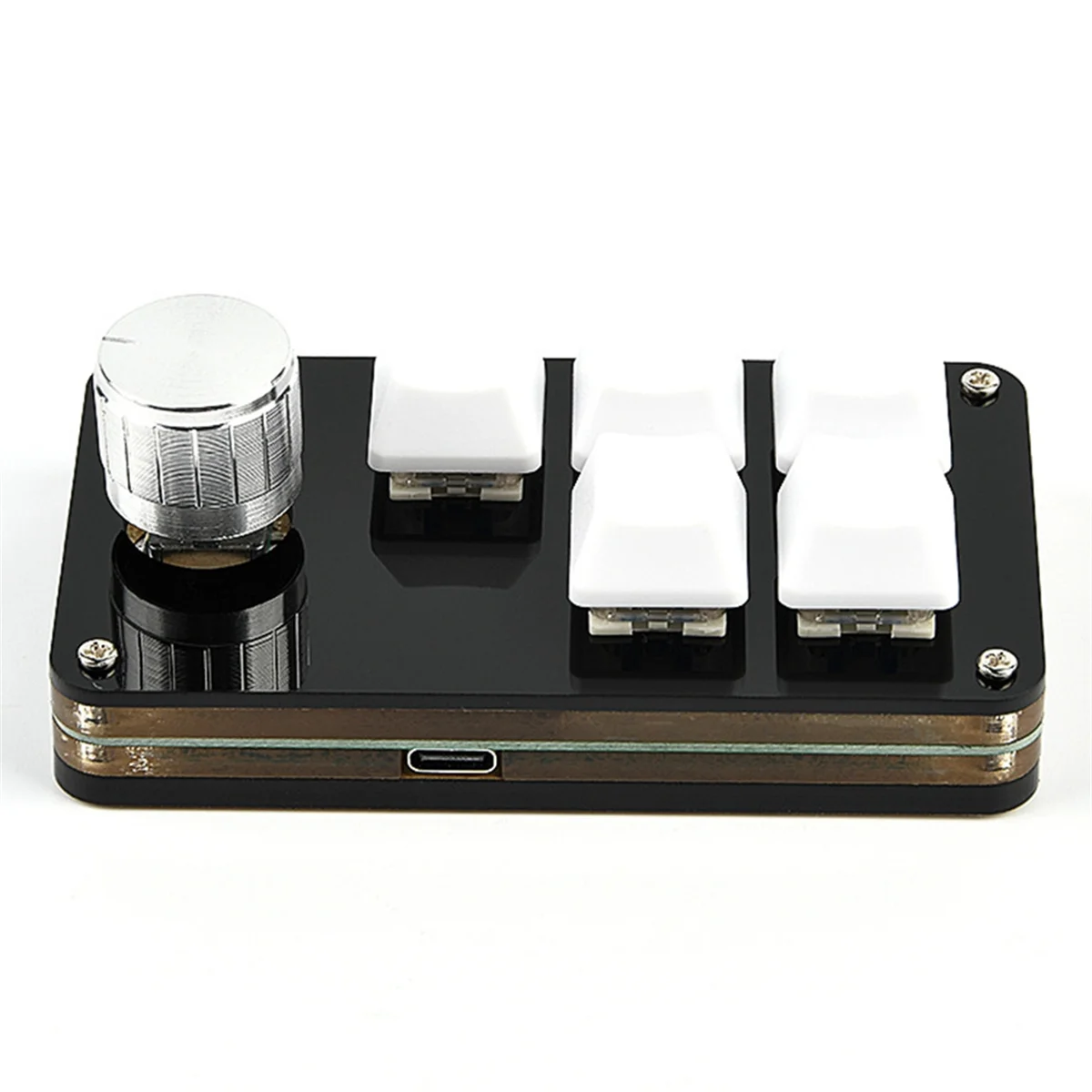 N27R Мини-клавиатура, 5 клавиш, 1 ручка, программируемая клавиатура для геймера, сделай сам, горячая замена, механическая клавиатура, макро-клавиатура, белая
N27R Мини-клавиатура, 5 клавиш, 1 ручка, программируемая клавиатура для геймера, сделай сам, горячая замена, механическая клавиатура, макро-клавиатура, белая